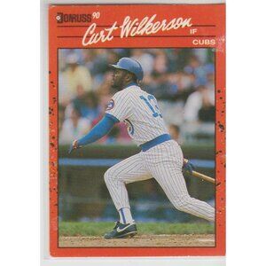 Curt Wilkerson 1990 Donruss Error / No dot after INC.